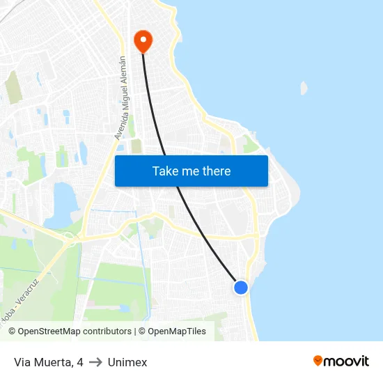 Via Muerta, 4 to Unimex map