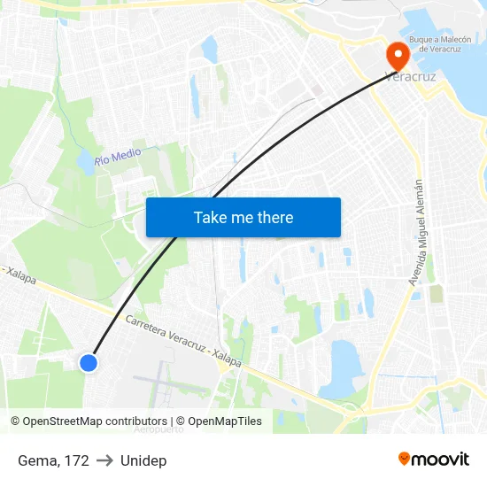Gema, 172 to Unidep map