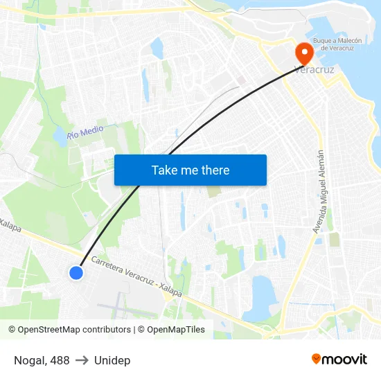 Nogal, 488 to Unidep map