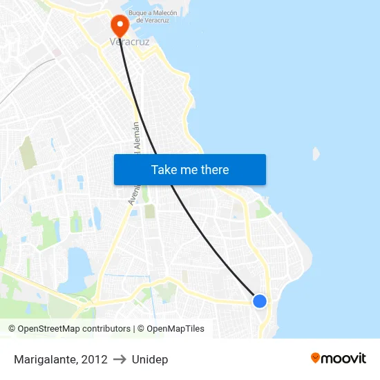 Marigalante, 2012 to Unidep map