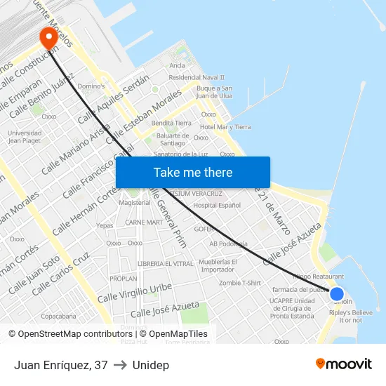 Juan Enríquez, 37 to Unidep map