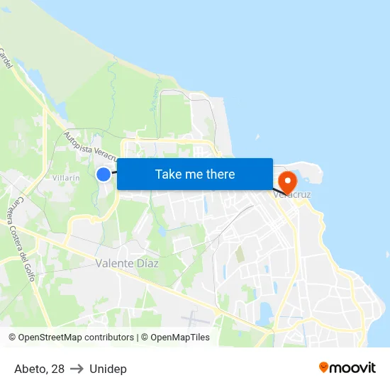 Abeto, 28 to Unidep map