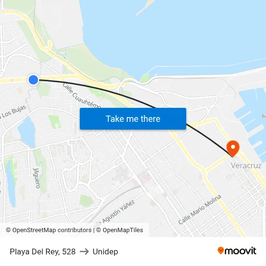 Playa Del Rey, 528 to Unidep map