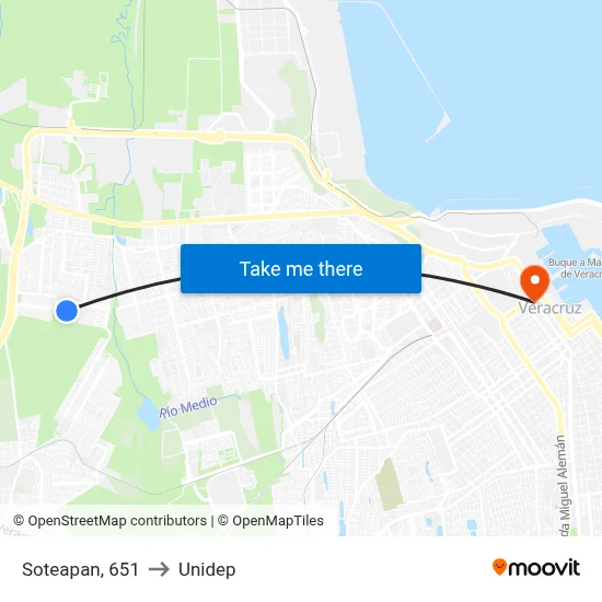 Soteapan, 651 to Unidep map