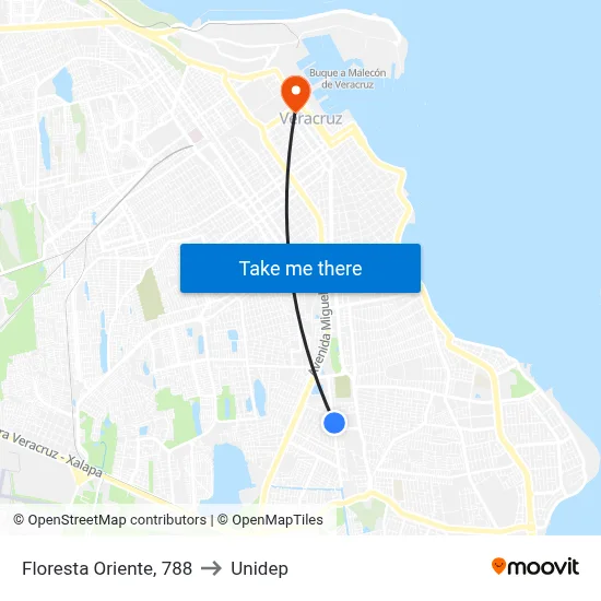 Floresta Oriente, 788 to Unidep map
