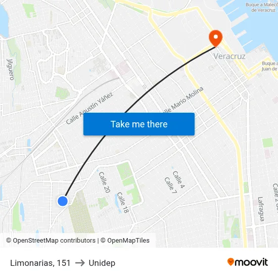 Limonarias, 151 to Unidep map