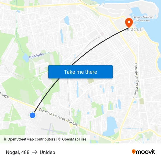 Nogal, 488 to Unidep map