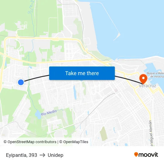 Eyipantla, 393 to Unidep map