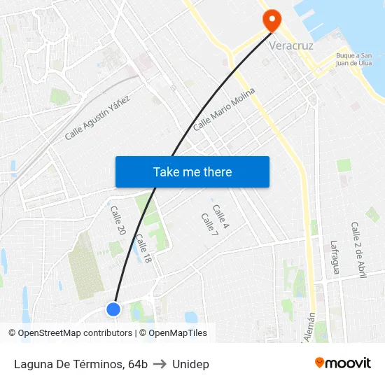 Laguna De Términos, 64b to Unidep map