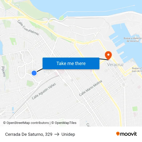 Cerrada De Saturno, 329 to Unidep map