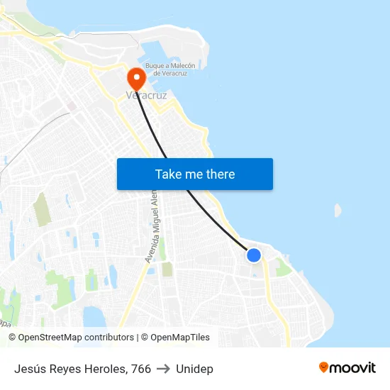 Jesús Reyes Heroles, 766 to Unidep map