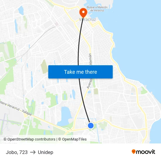 Jobo, 723 to Unidep map