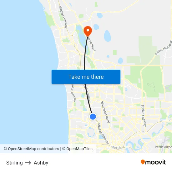 Stirling to Ashby map