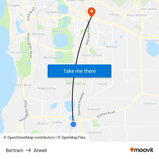 Bertram to Atwell map