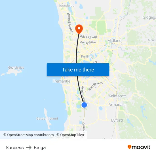 Success to Balga map