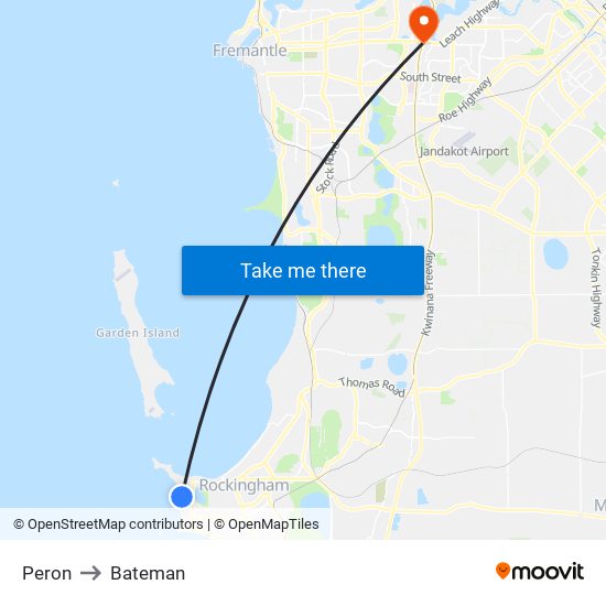 Peron to Bateman map