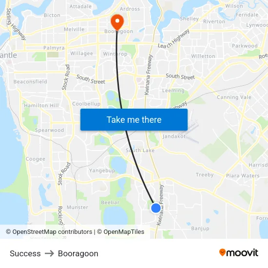 Success to Booragoon map