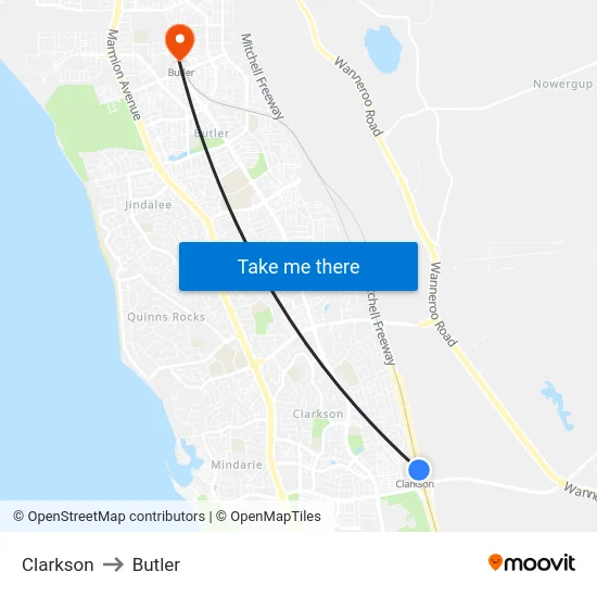 Clarkson to Butler map