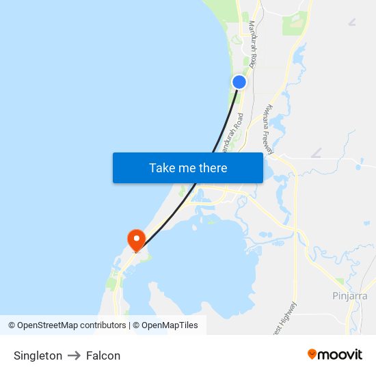 Singleton to Falcon map