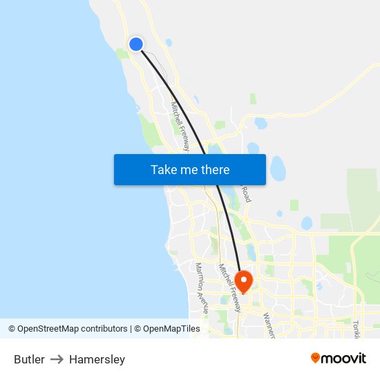 Butler to Hamersley map