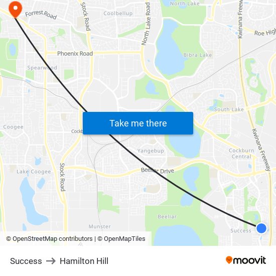 Success to Hamilton Hill map