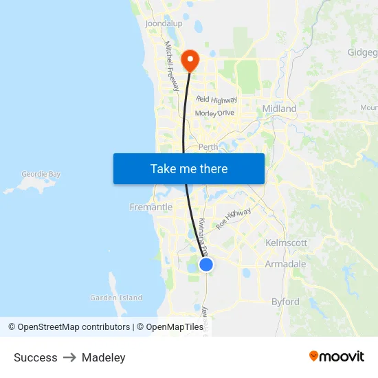 Success to Madeley map