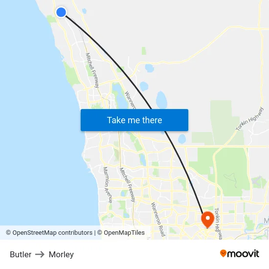Butler to Morley map