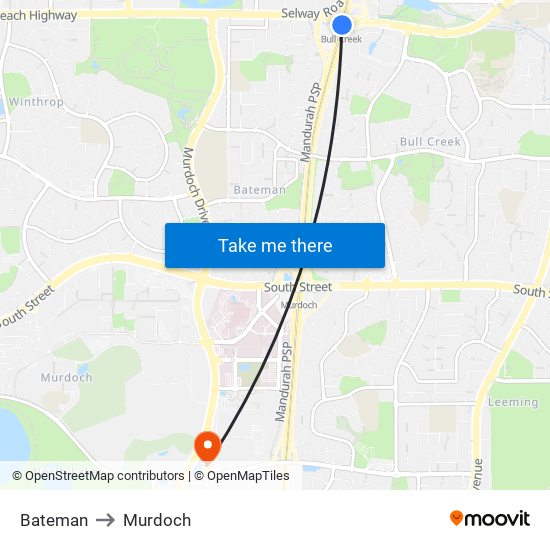 Bateman to Murdoch map