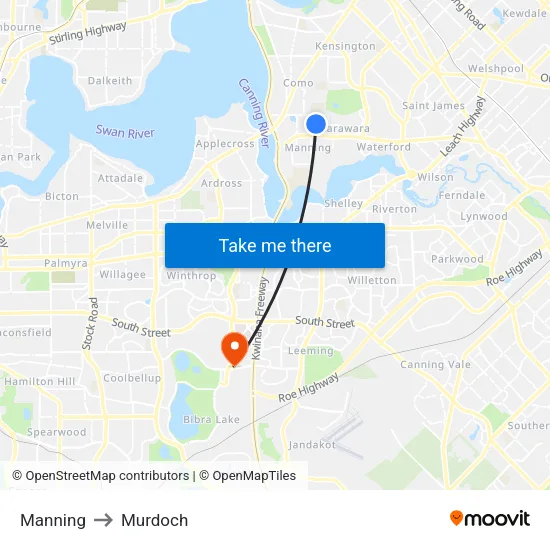 Manning to Murdoch map