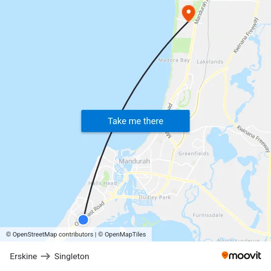 Erskine to Singleton map