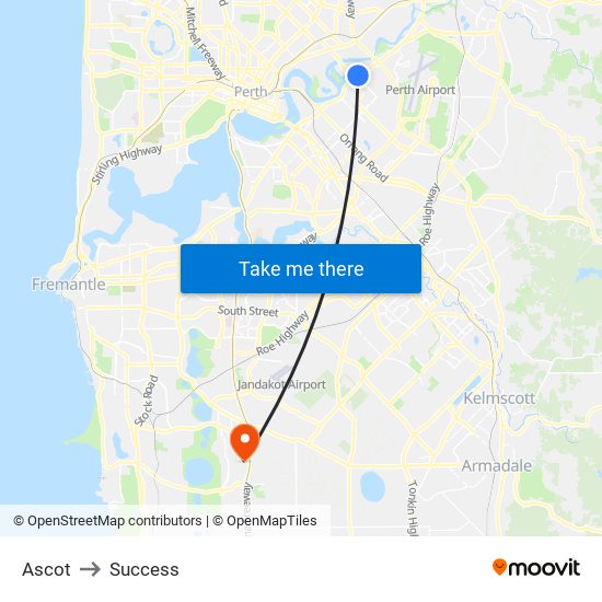 Ascot to Success map