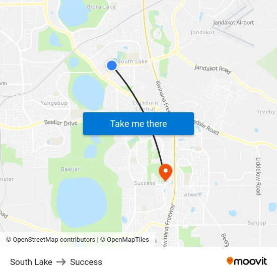 South Lake to Success map
