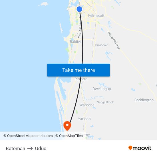 Bateman to Uduc map