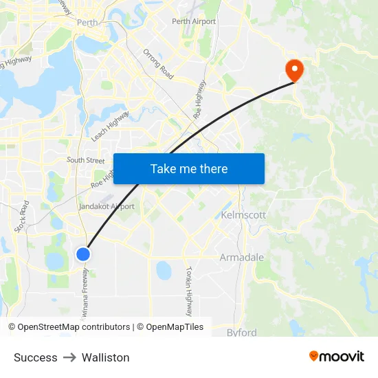 Success to Walliston map