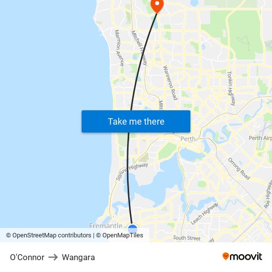 O'Connor to Wangara map