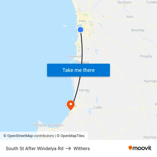 South St After Windelya Rd to Withers map