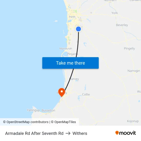 Armadale Rd After Seventh Rd to Withers map