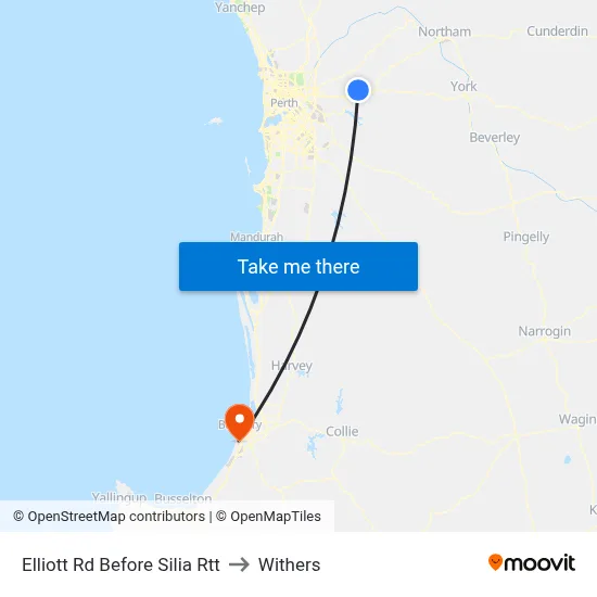 Elliott Rd Before Silia Rtt to Withers map