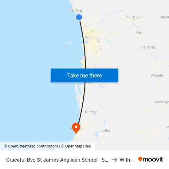 Graceful Bvd St James Anglican School - Stand 2 to Withers map