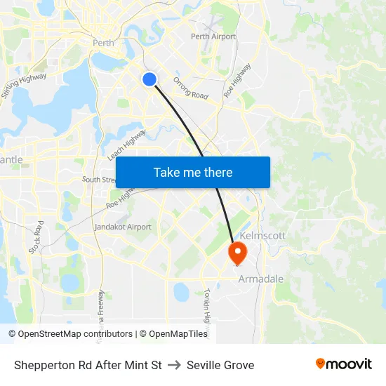 Shepperton Rd After Mint St to Seville Grove map