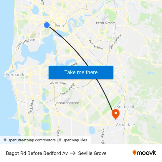 Bagot Rd Before Bedford Av to Seville Grove map