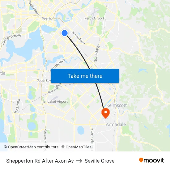 Shepperton Rd After Axon Av to Seville Grove map