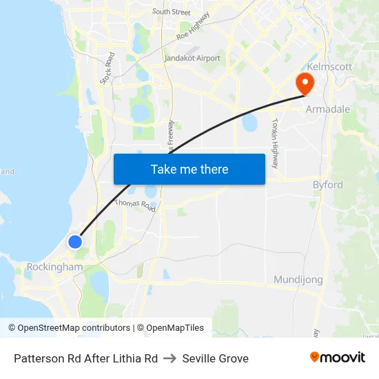 Patterson Rd After Lithia Rd to Seville Grove map