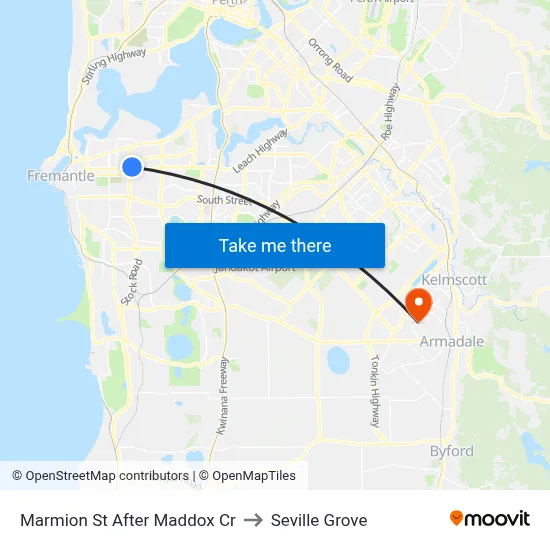 Marmion St After Maddox Cr to Seville Grove map