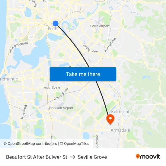 Beaufort St After Bulwer St to Seville Grove map