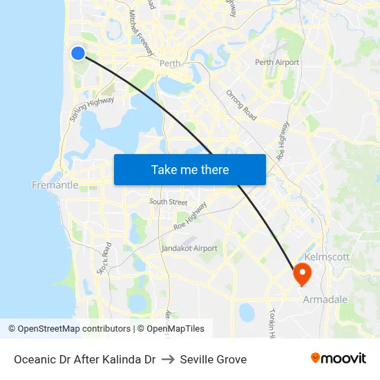Oceanic Dr After Kalinda Dr to Seville Grove map