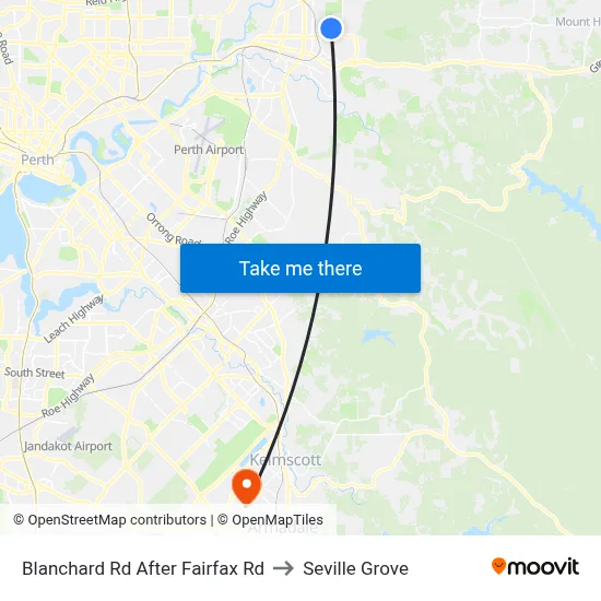 Blanchard Rd After Fairfax Rd to Seville Grove map