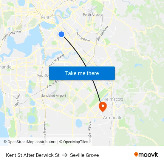 Kent St After Berwick St to Seville Grove map
