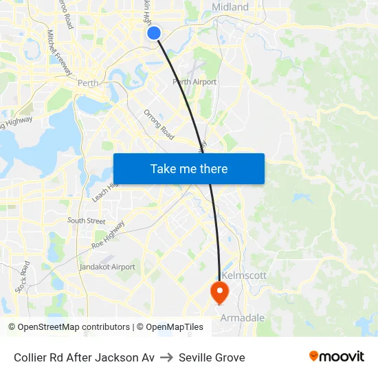 Collier Rd After Jackson Av to Seville Grove map