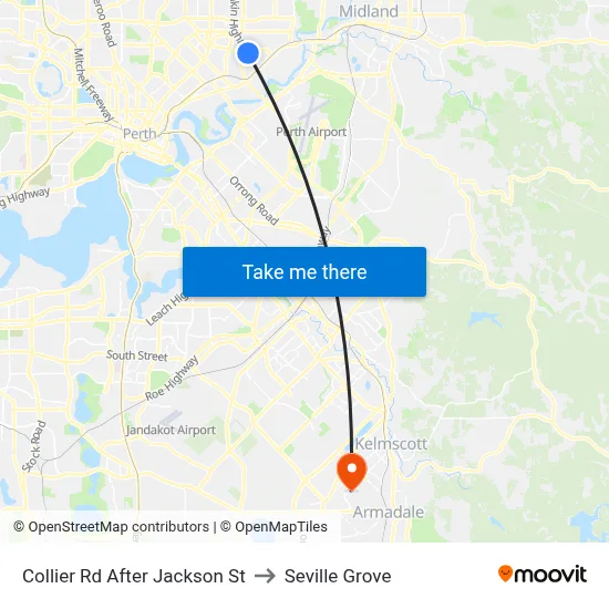 Collier Rd After Jackson St to Seville Grove map